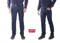 شلوار جین مردانه . رنگ شلوار سورمه ای تیره سایز بزرگ